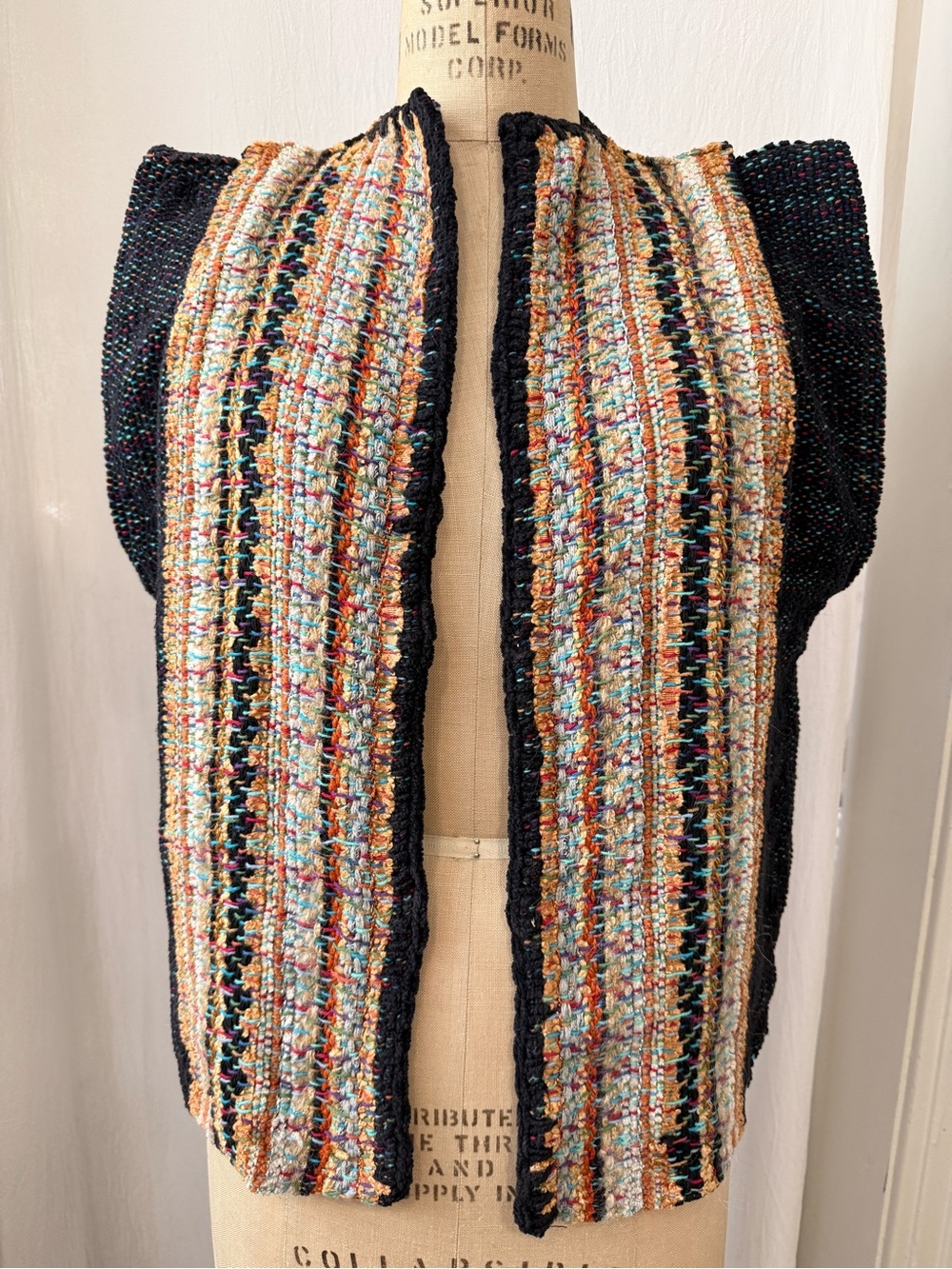 Nancy Lee Kaufman, Mixed Media Fiber Art Vest